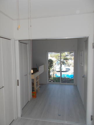 2つの部屋だけど・・・今は一緒♪