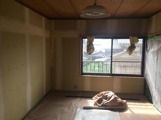 施工中写真　下地ボード