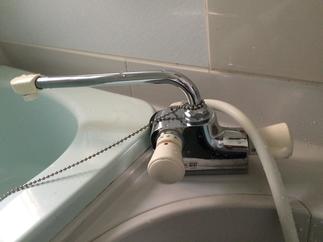 浴室水栓　交換前