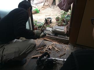 施工中　補修工事