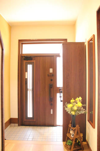 防犯性UPで安心玄関