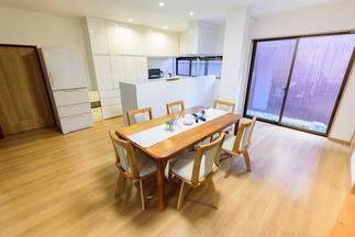 光と風が入る、心地いいダイニングンに。