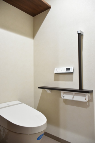 広々空間を最小トイレで実現。