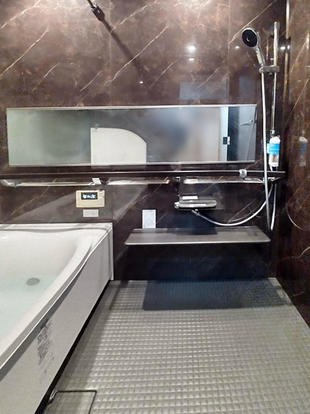 【浴室リフォーム】ゆったりとお湯につかってくつろぎのバスタイム　システムバスルーム　LIXIL リデア　京都市左京区