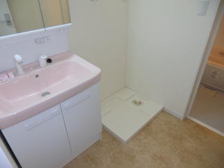 お風呂とお揃いの色で。