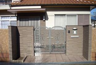 堺市中区　T様邸　外構工事＋玄関ドアリフォーム