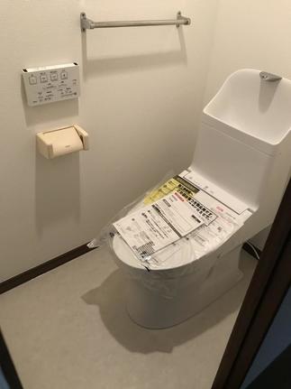 取替え後のトイレ