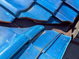 激しい雨も雨漏りしなくなりました。