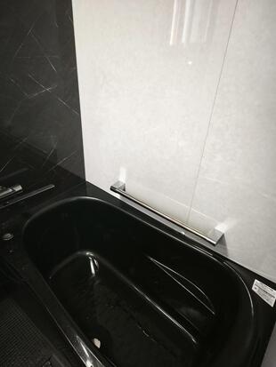 将来も考えた浴槽になりました。