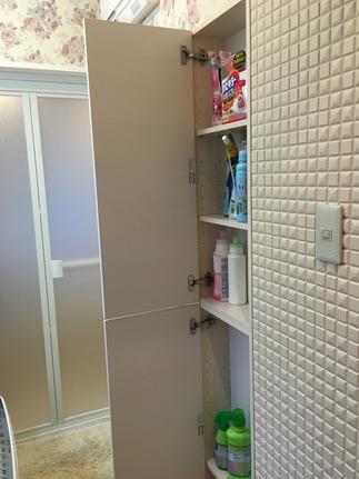 洗面背面収納棚　タスボックス