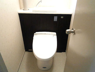 収納付トイレで日頃のお手入れが楽に