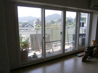 一日で断熱内窓とりつけました。