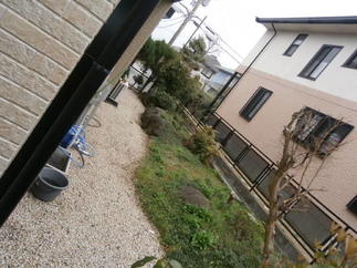 解体前の和風庭園