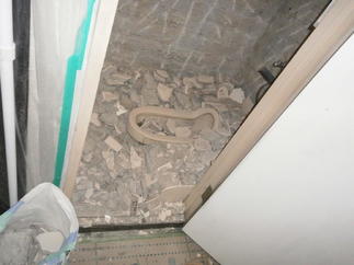 和式トイレ解体時