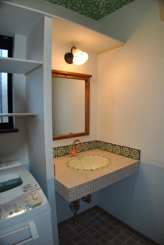 リフォーム後の洗面台