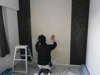 ｴｺｶﾗｯﾄの施工中の様子