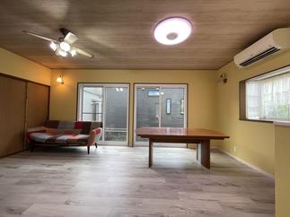 リビングはリプラスで冬でも暖かに