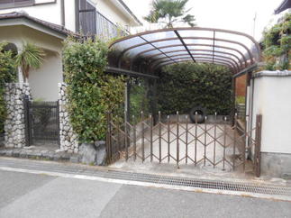 門まわり施工前