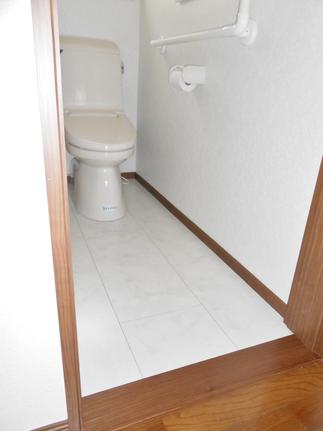 施工後のトイレ