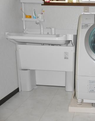 車いす用の洗面台