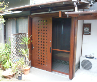 採風で夏も涼しい玄関