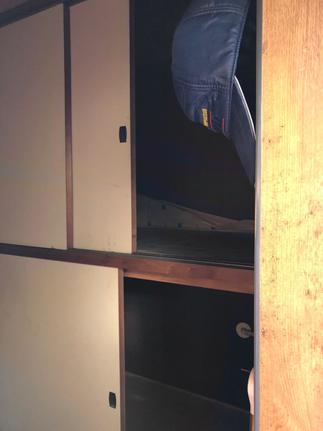 押し入れだったところにトイレを設置！