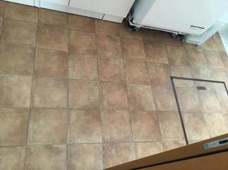 テラコッタ調のクッションフロアがとてもかわいいですね(*^^*)