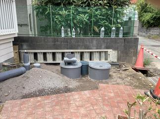 浄化槽　工事中
