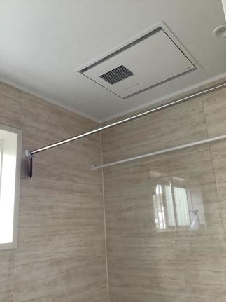 浴室換気乾燥暖房機の設置