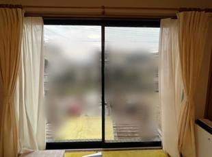 大きな掃き出し窓に内窓インプラス