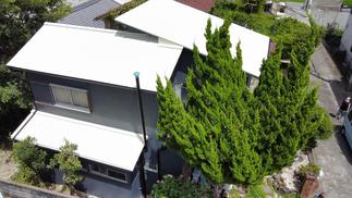 屋根材の色をを選んだことで遮熱効果が高くなる