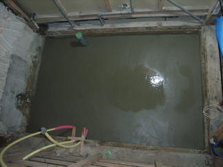 コンクリート土間。