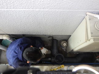 新しいトイレの排水のみを別系統で集水桝を新設！