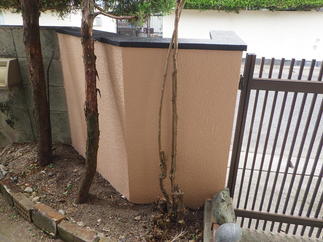 見えない門扉内側もしっかりと！！