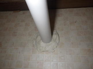 洗面化粧台した防臭対策完了。