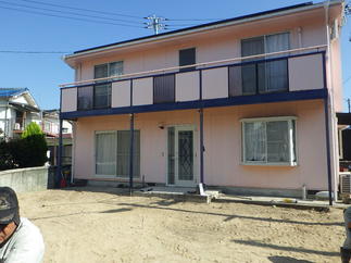 既存カーポート及び門柱撤去　完了