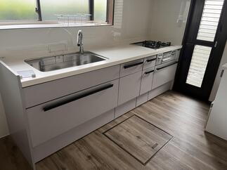 清潔感のある色合い。