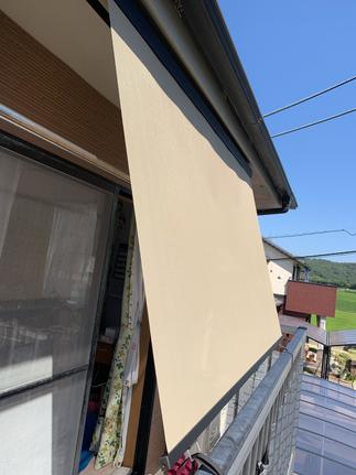 ２階ベランダにも取付させて頂きました！