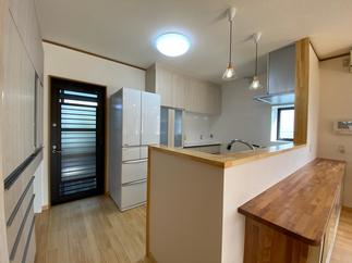 おしゃれな対面キッチン