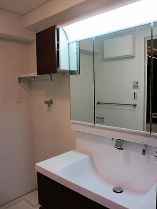 洗面台もきれいに