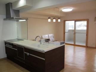 明るくなったキッチン