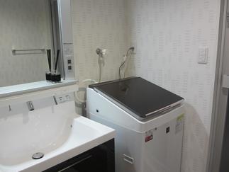 間取り変更で、洗面台もワイドに！