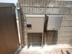 戸建用宅配ボックスの設置