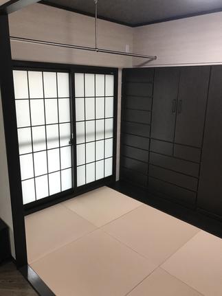 柔らかい配色で寝心地のよい和室