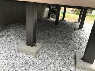 デッキ下はメンテナンスフリーに