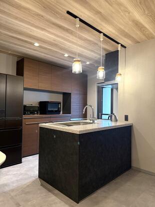 N様邸　キッチン毎日立ちたくなる、上質なリシェルキッチン