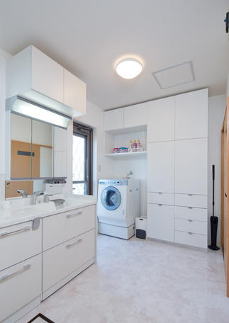 洗面脱衣所　施工後