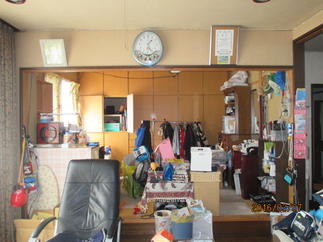 リビング施工前