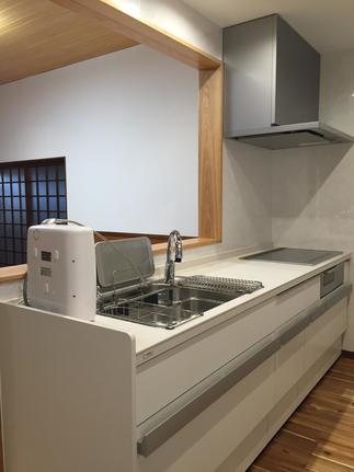 家族と語り合えるキッチン