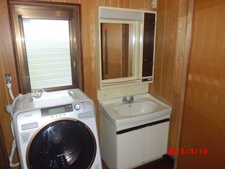 【before】洗面台（脱衣室）